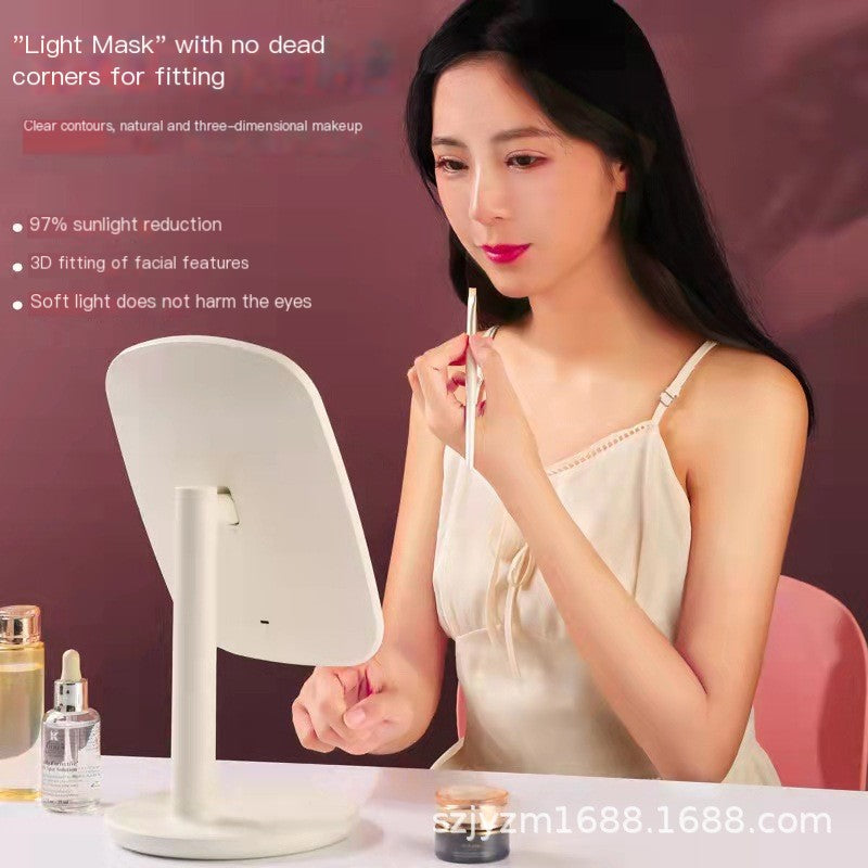 New LED Makeup Mirror with Three Color Lighting