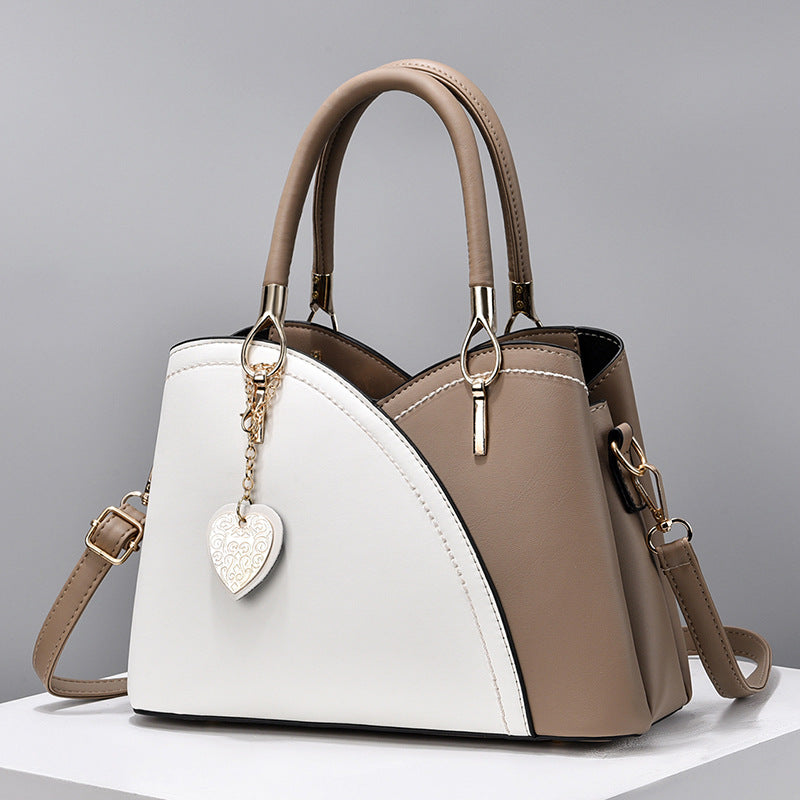 Large Capacity Stylish Shoulder Bag for Women – Spacious Polyester Handbag for Work, Shopping & Everyday Use
