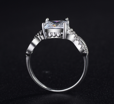 Zircon Ring for Women - Stylish Diamond Ring
