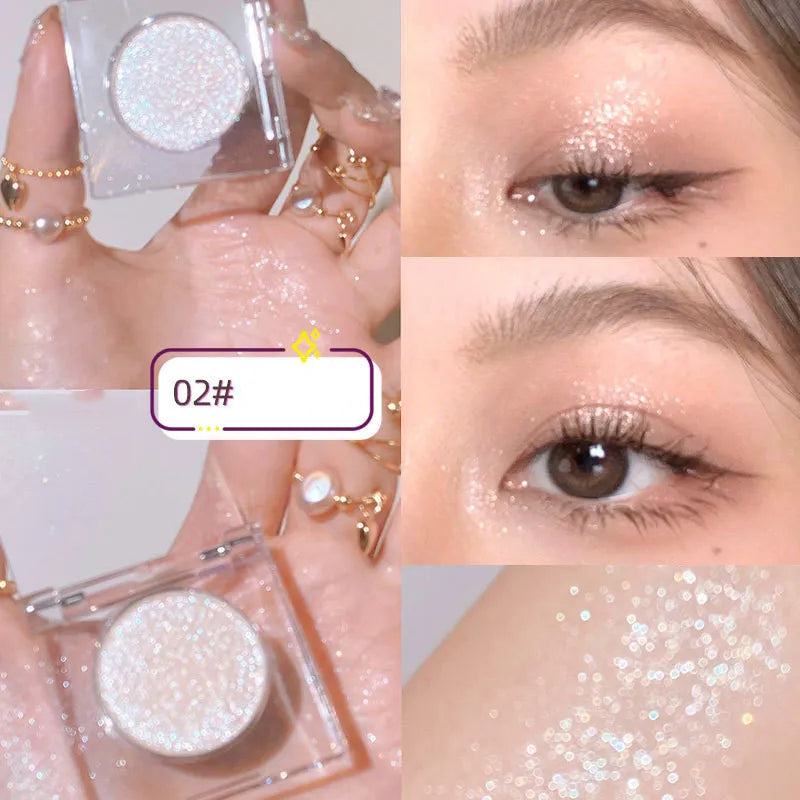 Monochrome Shimmer Eyeshadow – Portable Single-Color Cream Eyeshadow