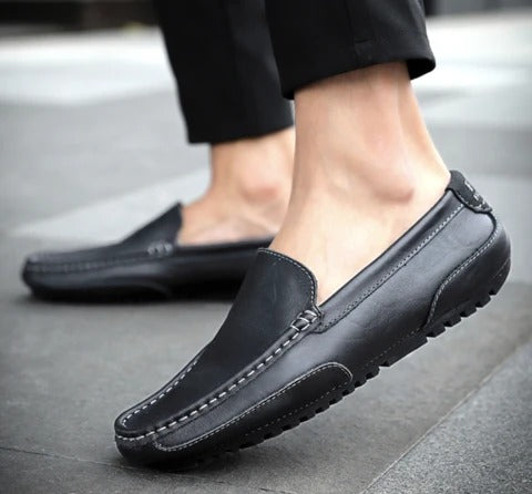 Men’s Soft Leather Casual Shoes – Classic Everyday Footwear