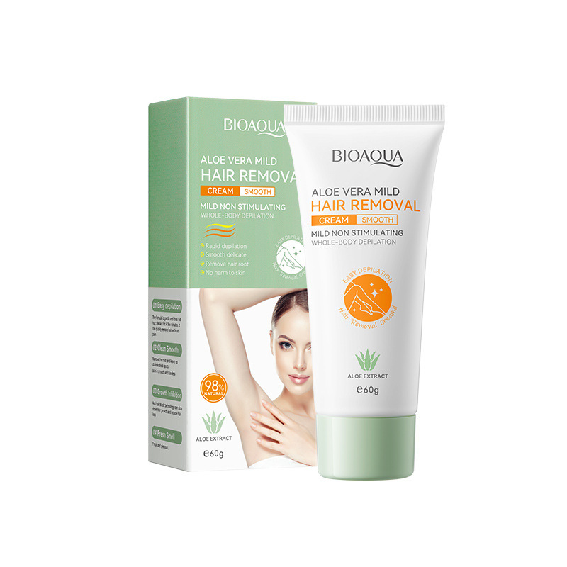 Aloe Vera Hair Removal Cream for Legs, Arms & Armpits