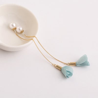 Pearl Tassel Earrings for Women – Elegant Long Dangle Statement Jewelry