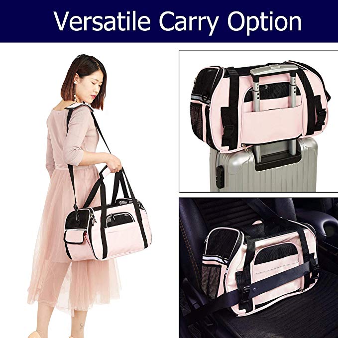 Oxford Cat Carrier Bag – Lightweight Portable Pet Travel Bag for Cats