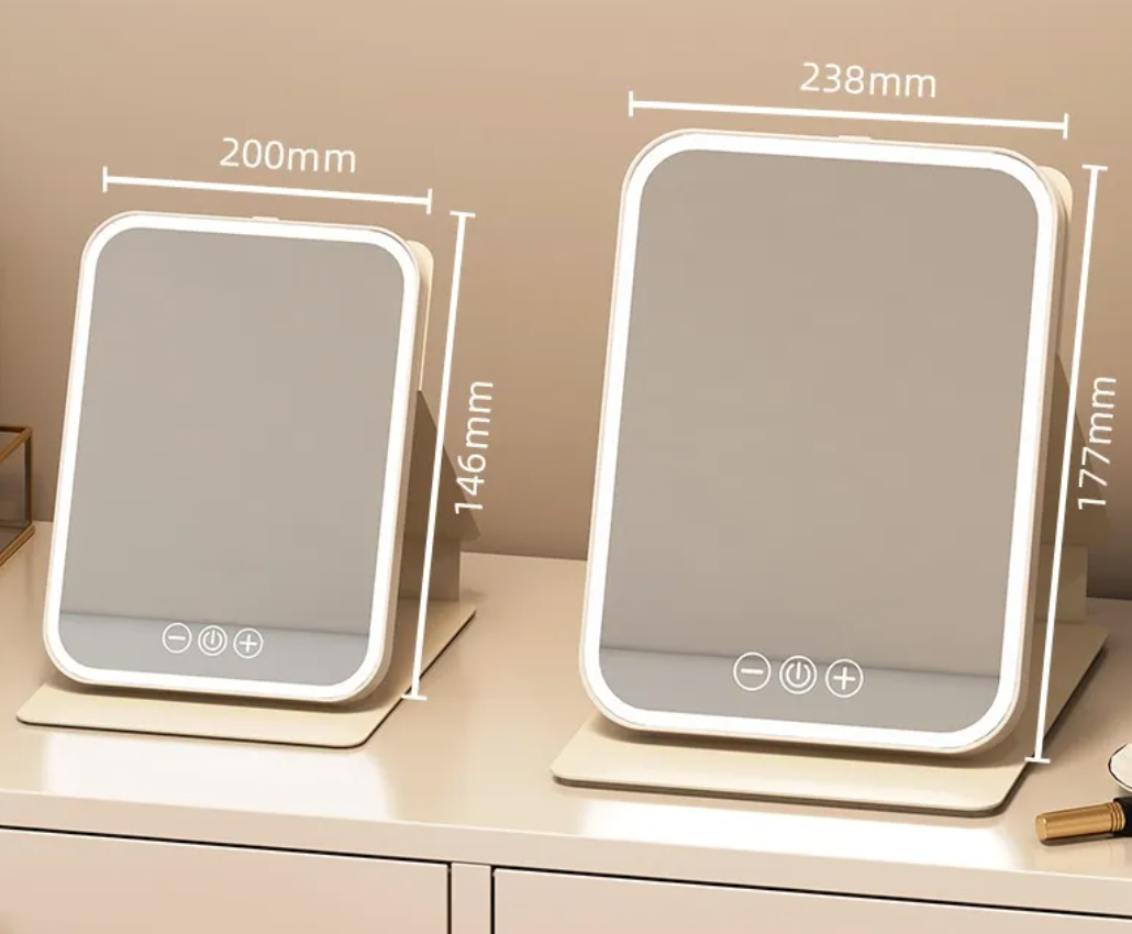 Plus-Size LED Makeup Mirror With Fill Light