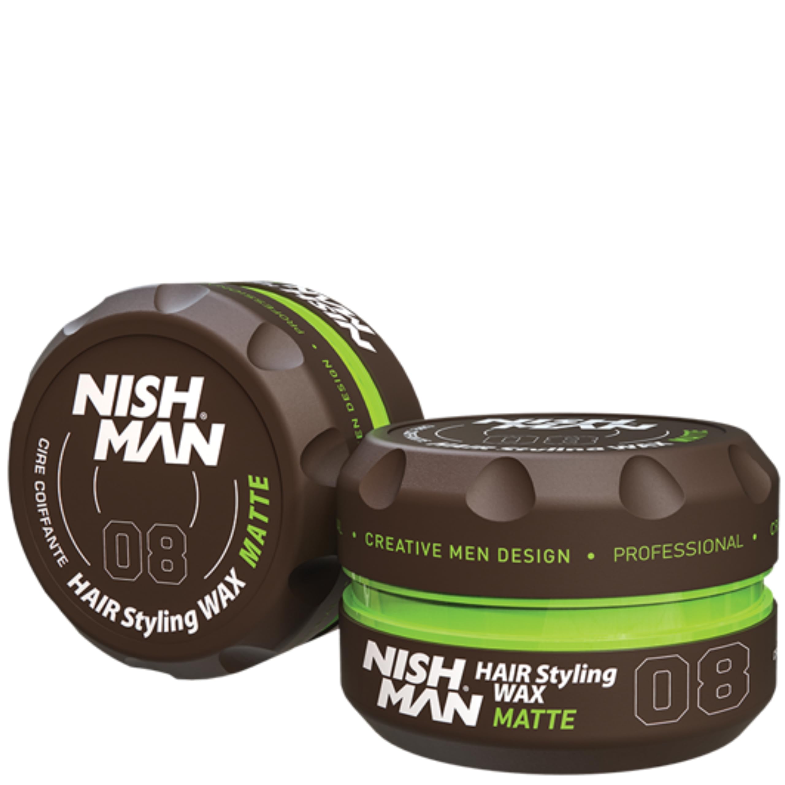 Nishman Matte Clay Wax – Water-Based Ultra-High Hold Hair Wax 150ml