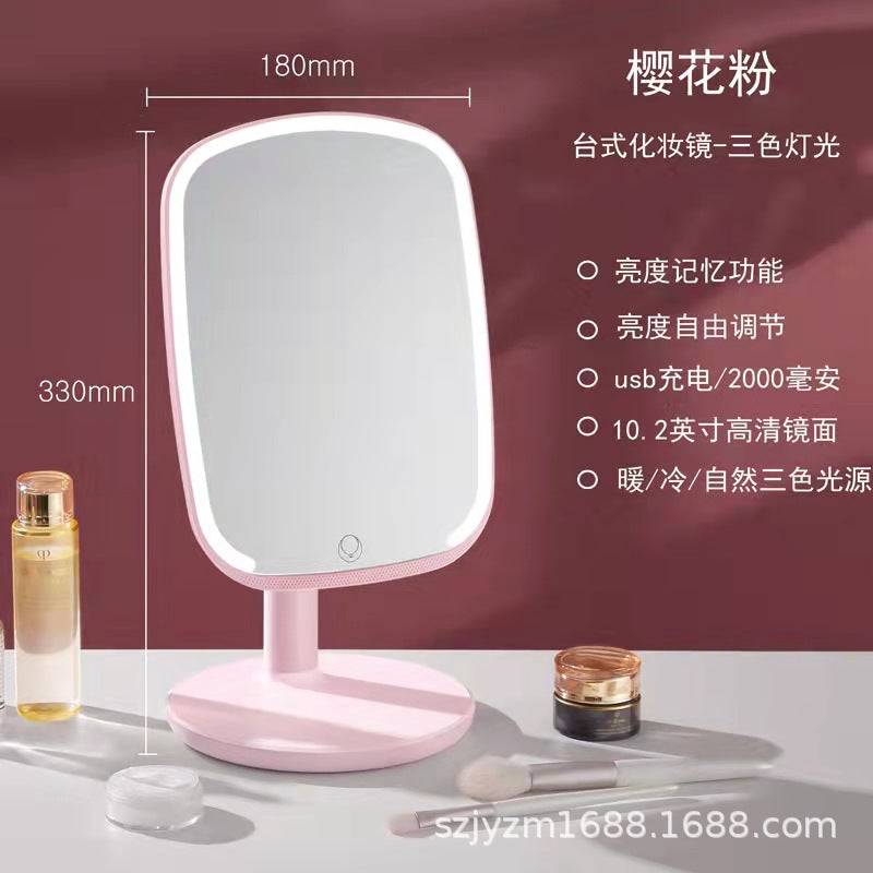 New LED Makeup Mirror with Three Color Lighting