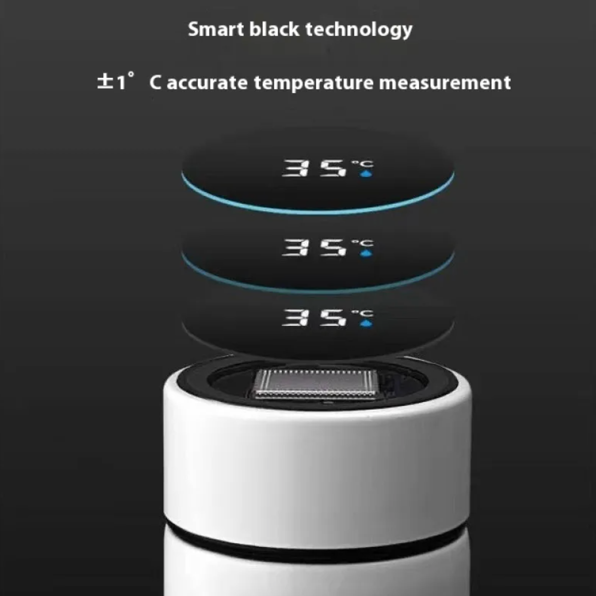 Smart LED Temperature Display Thermos – Vacuum Insulated Stainless Steel Water Bottle