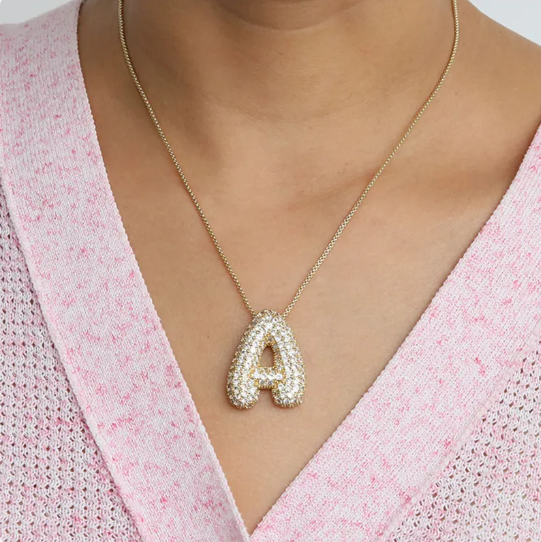 English Letter Necklace