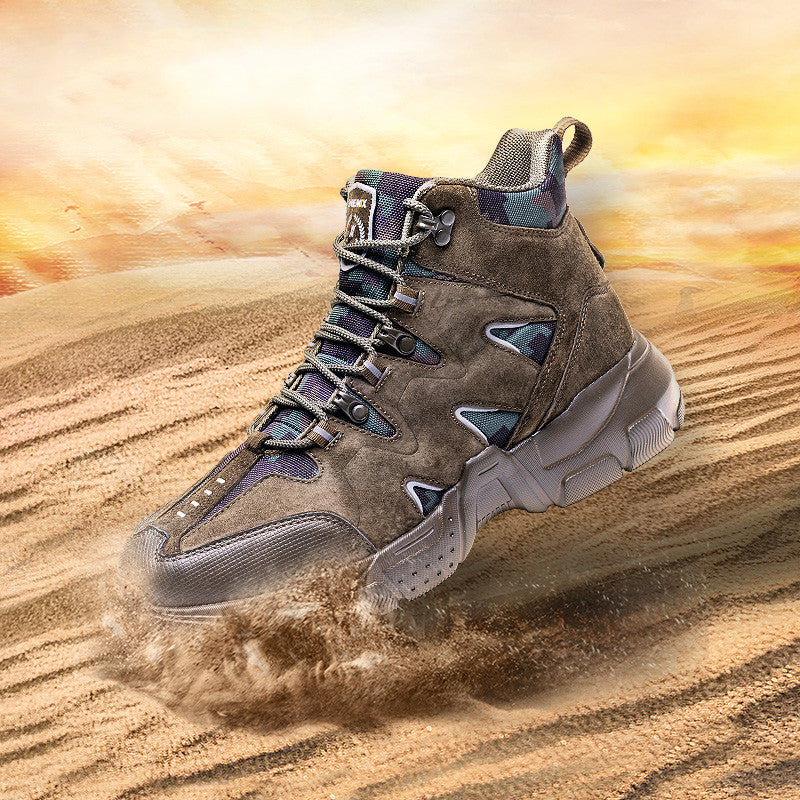 Men’s High-Top Hiking Boots – Trendy Outdoor & Work Footwear
