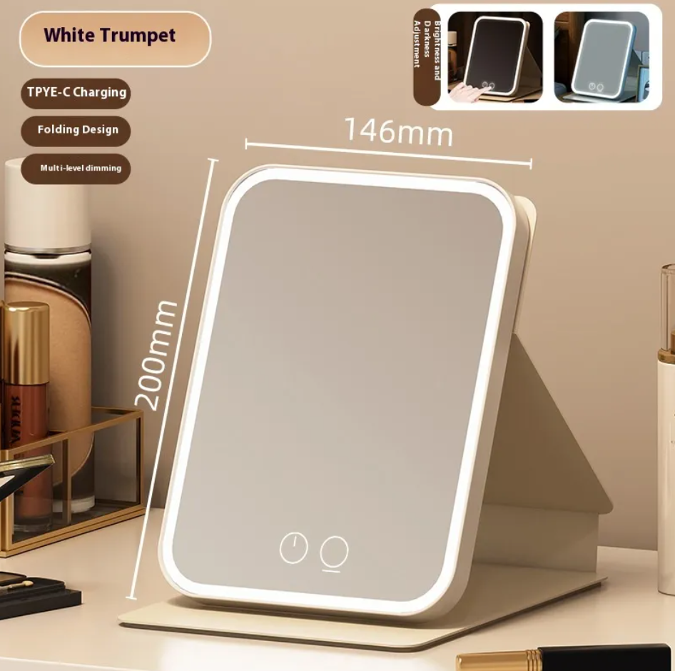 Plus-Size LED Makeup Mirror With Fill Light