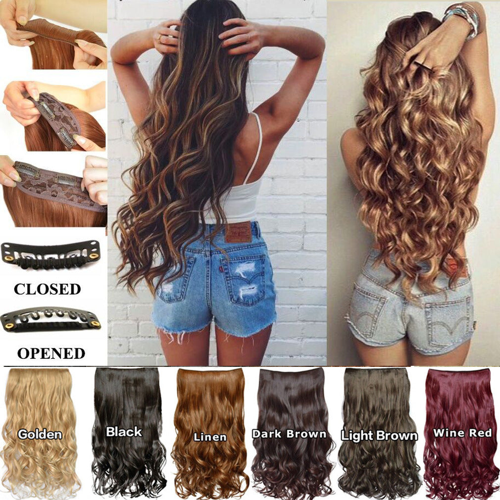 40–45cm European Style Curly Synthetic Hair Wig – Heat-Resistant Lightweight Hairpiece for Women