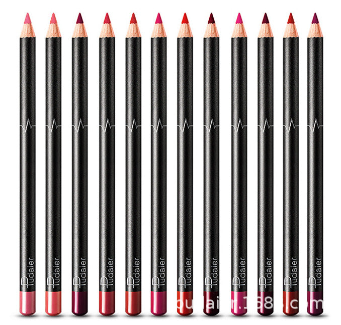 Waterproof Lip Liner & Matte Lipstick Set – Long-Lasting Defined Lip Color