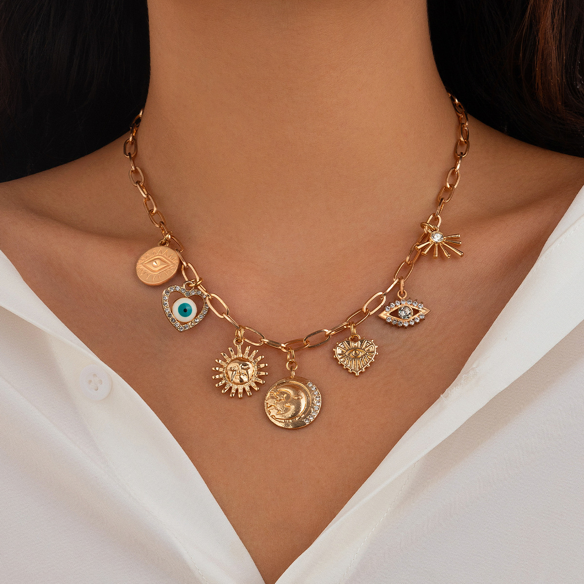 Ocean Fishtail Tassel Necklace