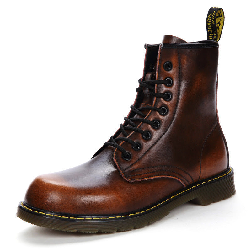Unisex Warm Winter High-Top Martin Boots – Casual Cold-Weather Footwear