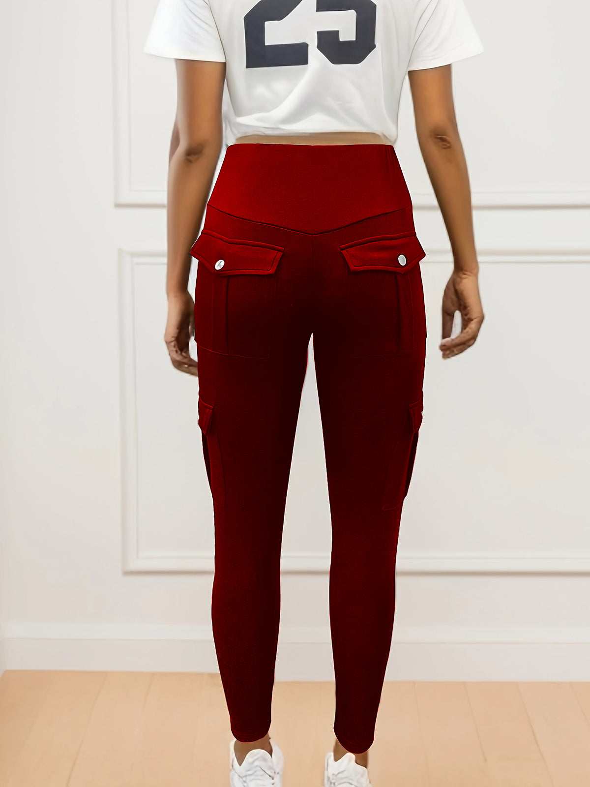 Plus Size Skinny Pants for Women – High-Waisted Stretch Sport Pants