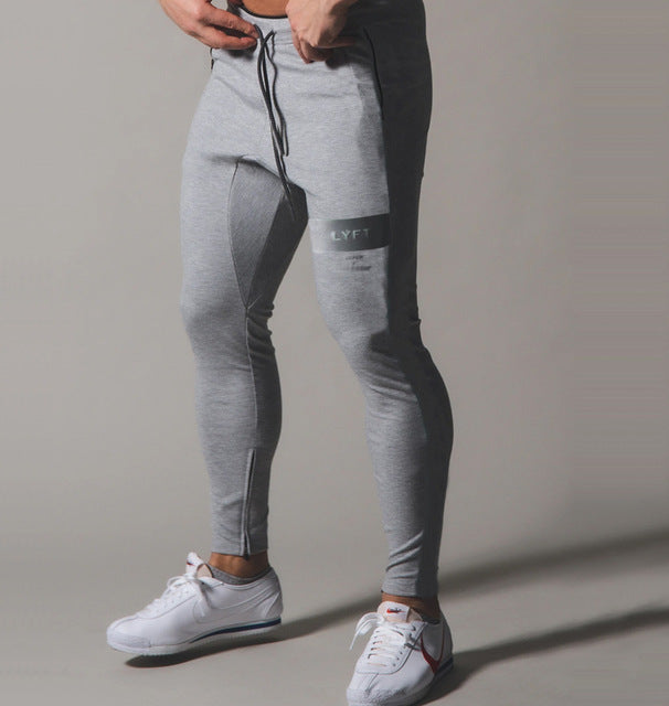 Men’s Cotton Slim-Fit Running & Training Pants – USA