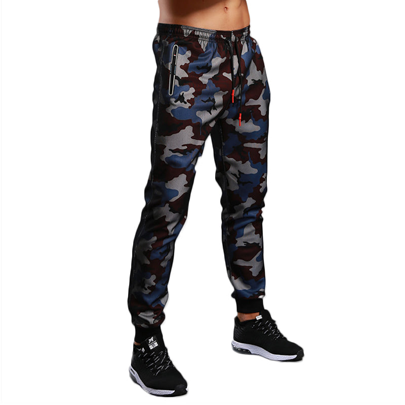 Men’s Breathable Camouflage Workout Pants – Casual Fitness Trousers