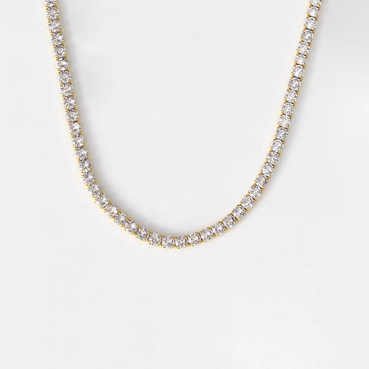 Hip-hop Zircon Tennis Necklace