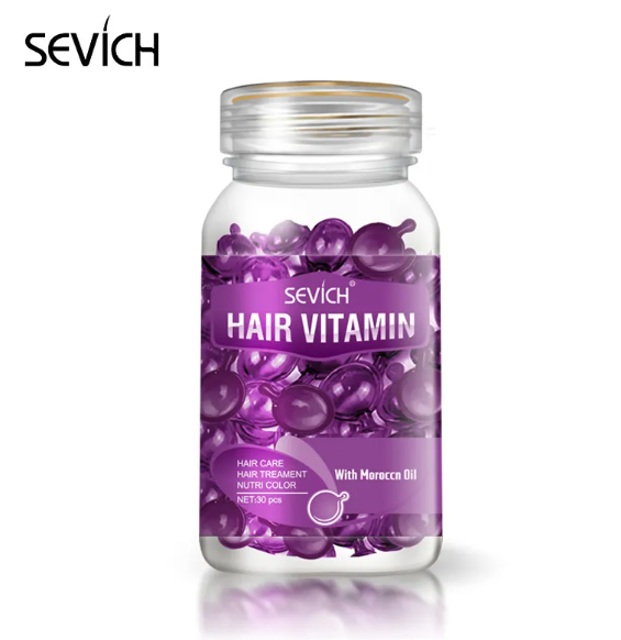 Hair Repair & Smoothing Capsules – 30-Piece Frizz, Split End & Damage Care