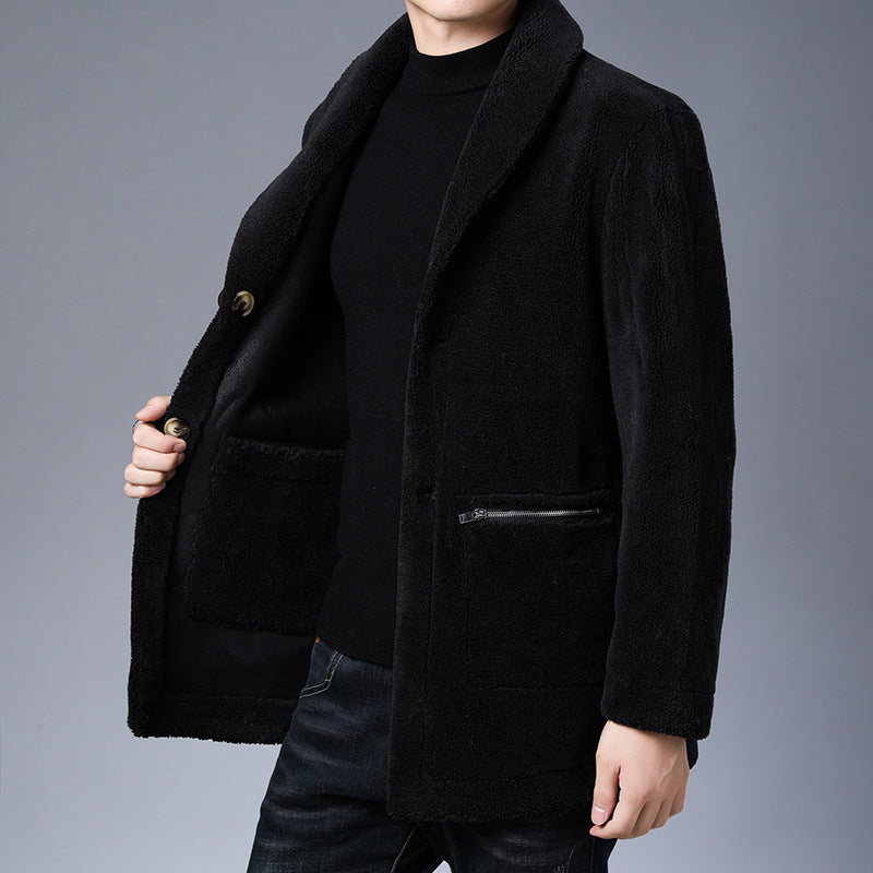 Men’s Autumn Winter Multi-Pocket Jacket – Warm Casual Outerwear – USA