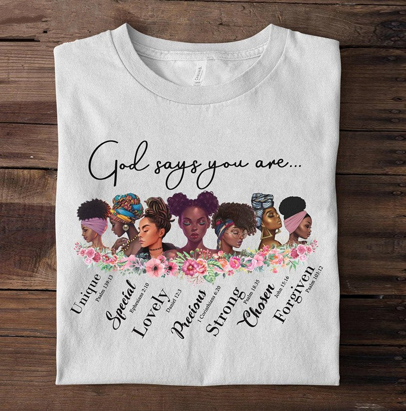 Black Girl Feminism Short Sleeve T-Shirt for Women