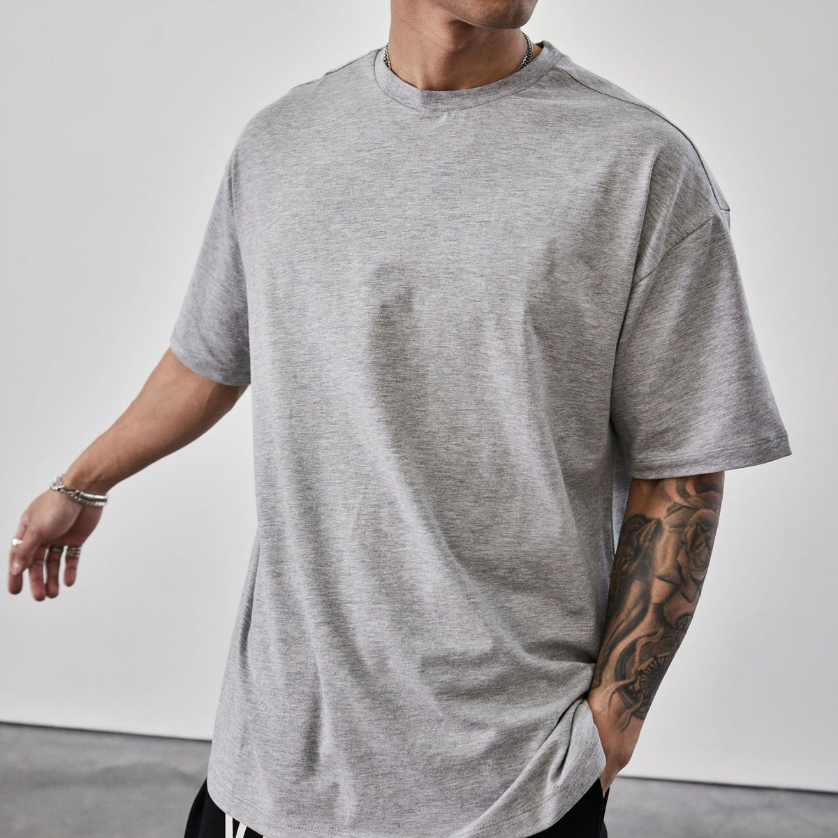 Men’s 95% Cotton Sports Running T-Shirt – Breathable Athletic Workout Tee, M–3XL