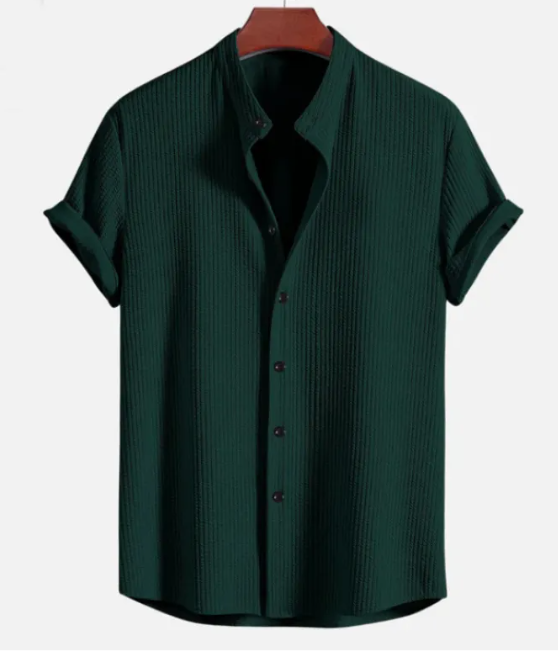 BreezeFit Men’s Loose Short Sleeve Summer Shirt – Lightweight Relaxed Fit Casual Shirt, S–4XL