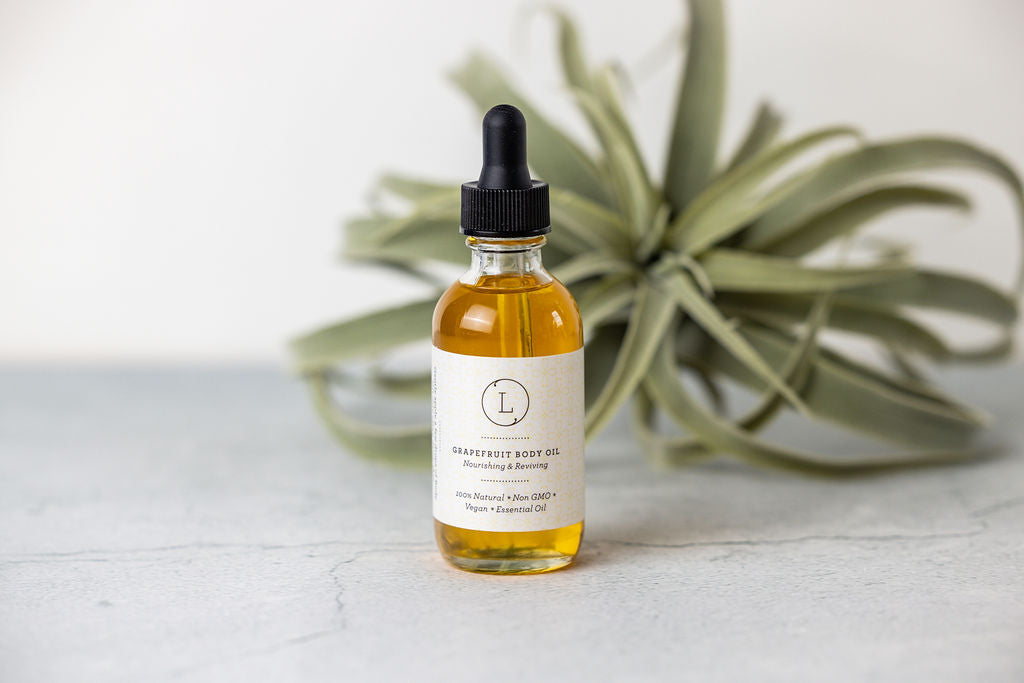 Grapefruit Body Oil – Natural Moisturizing Oil for Silky Soft Skin