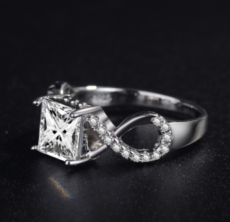 Zircon Ring for Women - Stylish Diamond Ring