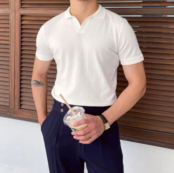 Men’s 100% Cotton Slim T-Shirt – Short Sleeve Casual Everyday Tee