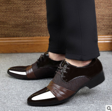 Men’s Fashion Leather Dress Shoes – Classic Business Formal Footwear