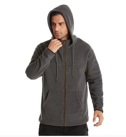 Men’s Winter Warm Jacket – Stand Collar Cotton Blend Zip Jacket, 4 Colors, S–2XL