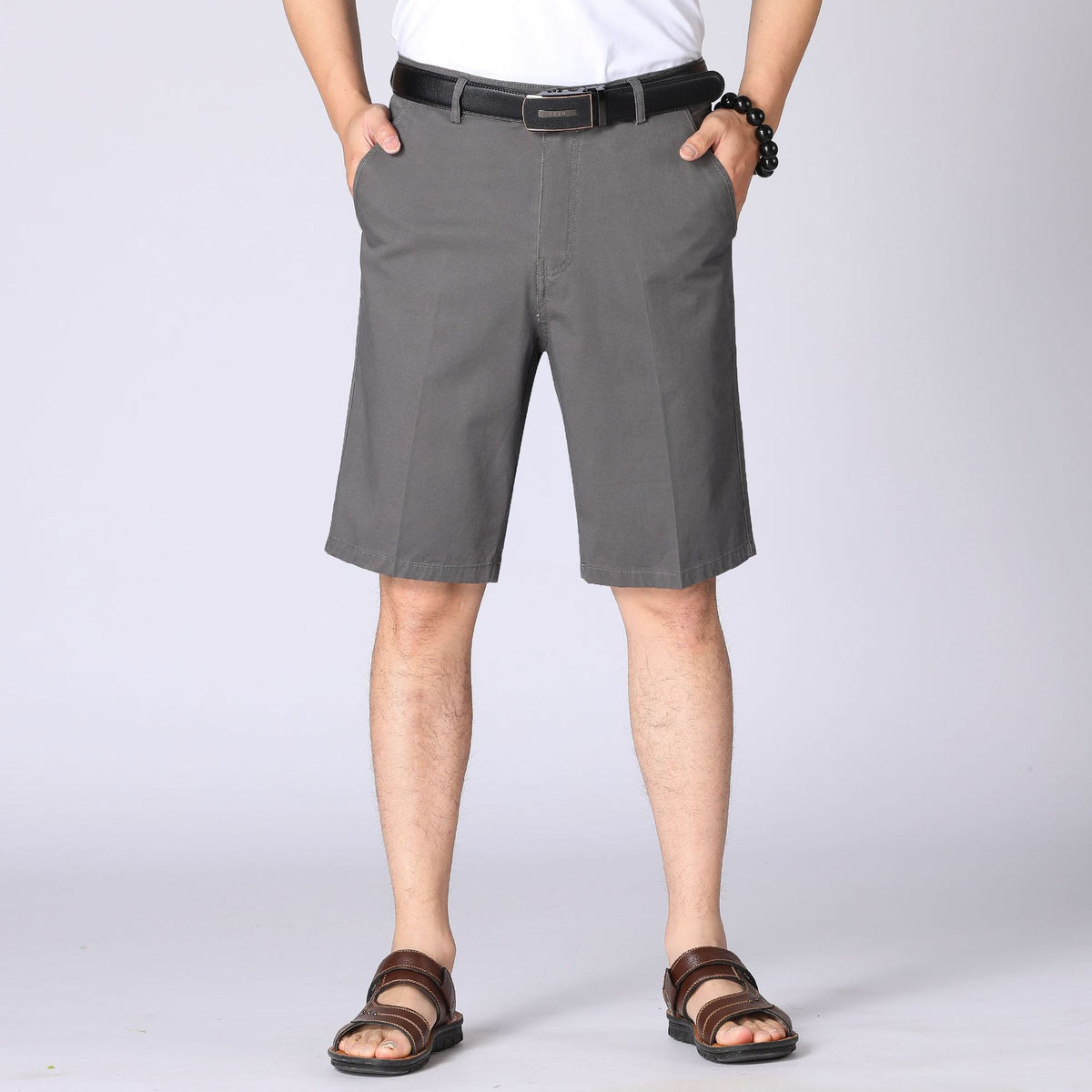 Men’s Casual Loose-Fit Straight Shorts – Relaxed Summer Everyday Wear