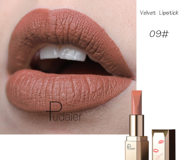 Pudale Matte Lipstick - Waterproof, 26 Colors Available