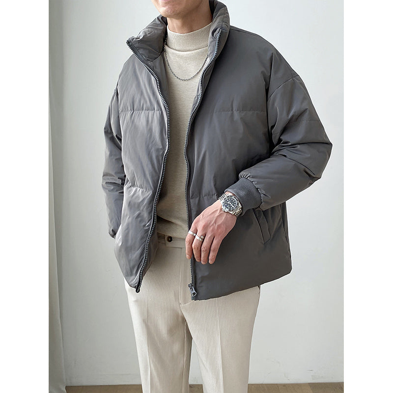 Men’s Lightweight Short Loose Down Jacket – Casual Winter Outerwear – USA