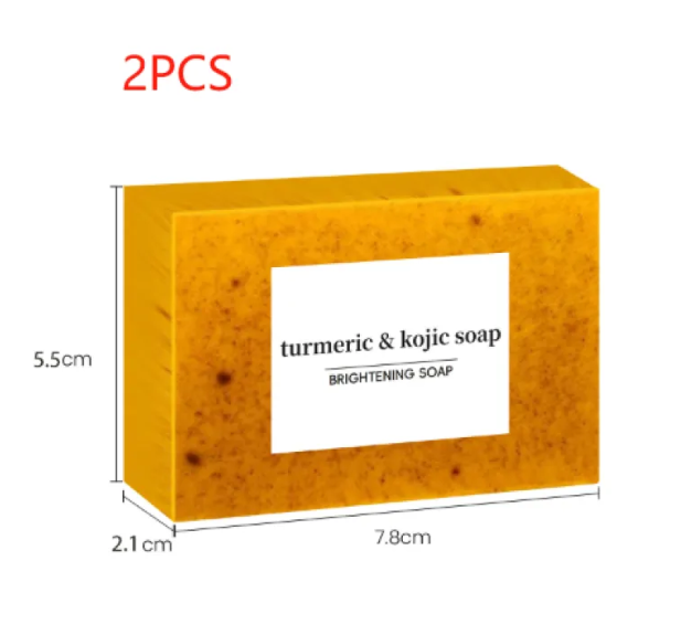 Lemon Turmeric Body Soap 100g – Kojic Acid, Glycerin & Botanical Moisturizing Cleansing Bar