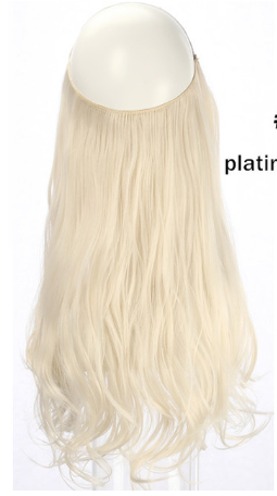 45cm Invisible Long Wavy Hair Extensions – Fish Line Synthetic Hairpiece, 32 Colors