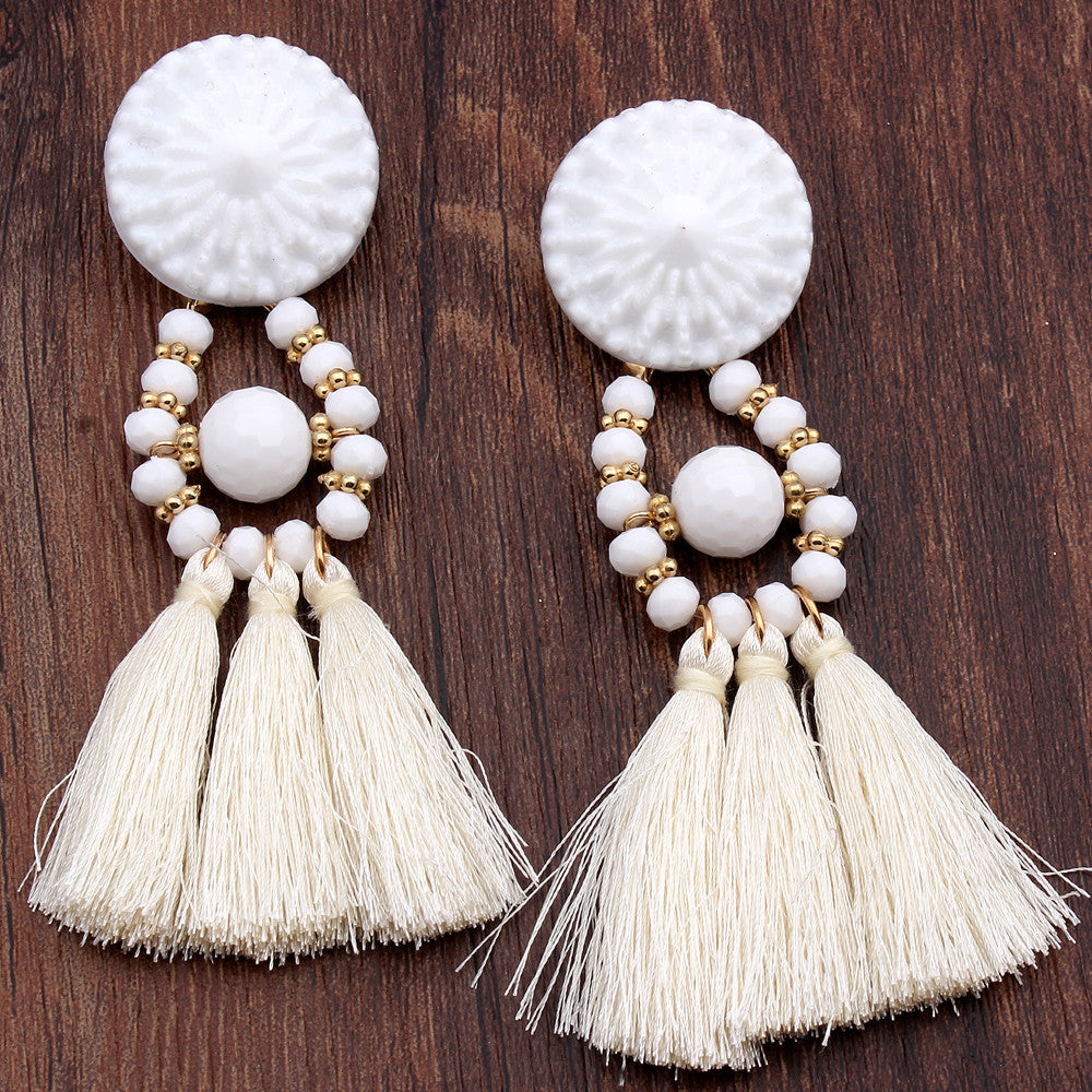 Tassel Earrings for Women – Elegant Long Dangle Statement Jewelry