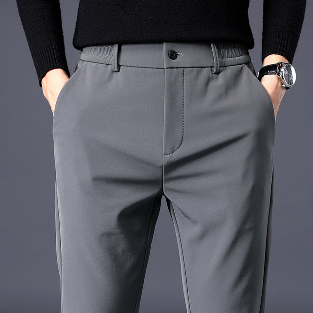 Men’s Slim-Fit Stretch Casual Pants – Comfortable Everyday Trousers – USA