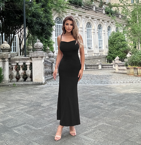 Long Dress Sweetness – Elegant Mermaid Fit Party Dress, One Piece
