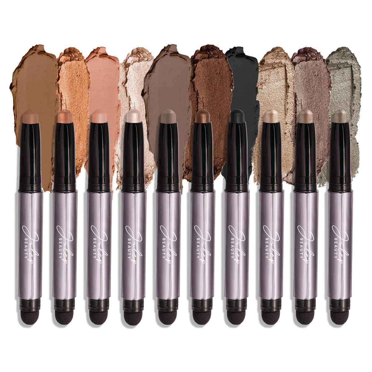 Julep Eyeshadow 101 Crème-to-Powder Stick – 10-Piece Matte & Shimmer Set