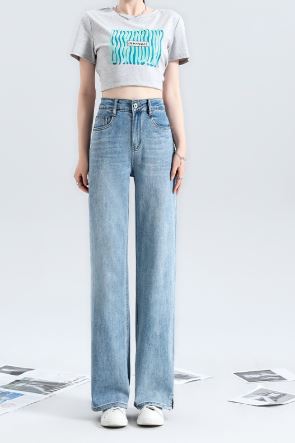 Wide Leg Jeans for Women – Relaxed Fit Stretch Denim