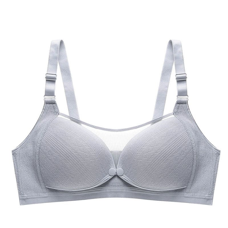 Women’s Mesh Maternity Nursing Bra – Front Button Breastfeeding Bra