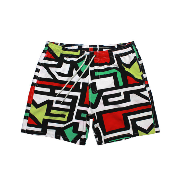 Fashionable Men’s Beach Pants – Lightweight Printed Summer Casual Trousers