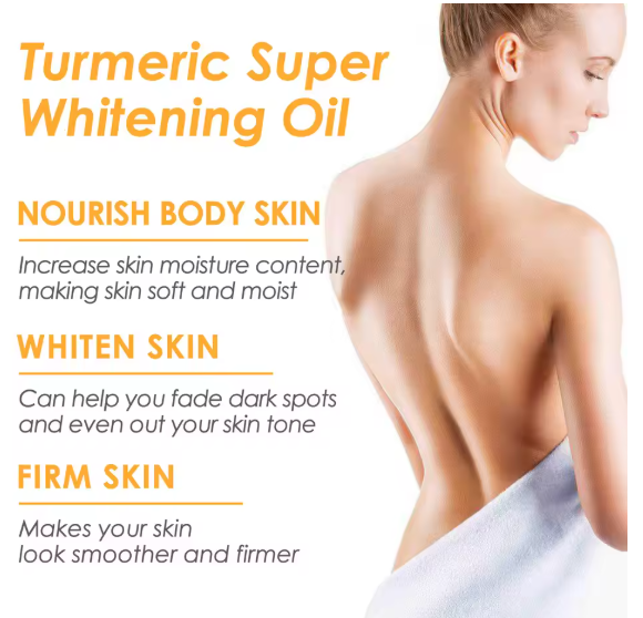 Turmeric Brightening Skin Oil 100ml – Dark Spot & Even-Tone Body Care