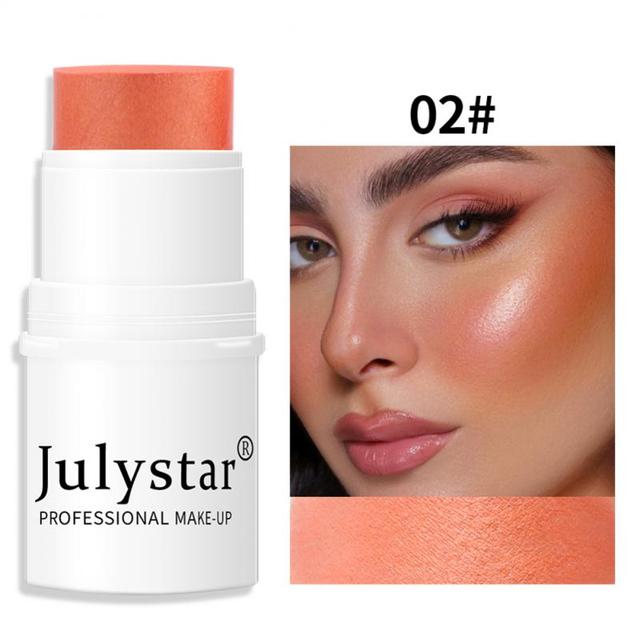 Pearl Cream Blush & Highlighter Stick – Long-Lasting Radiant Cheek Makeup