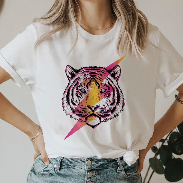 Women’s 90s Smile Letter Graphic T-Shirt – Retro Casual Short Sleeve Tee
