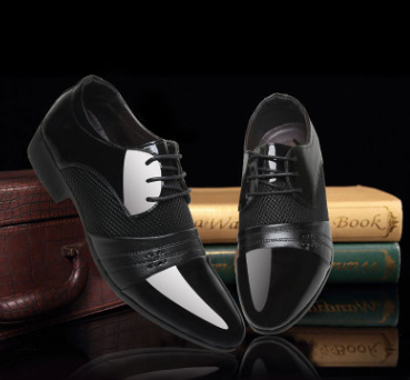 Men’s Fashion Leather Dress Shoes – Classic Business Formal Footwear