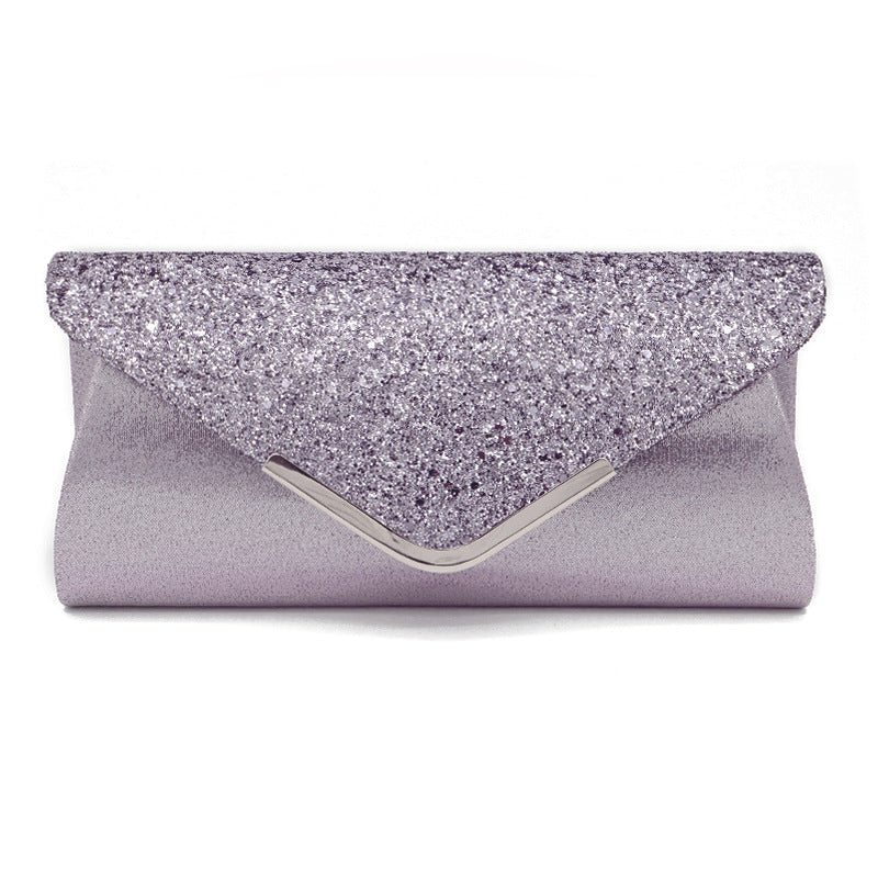 European & American Sequin Handbag for Women – Lightweight Sparkling PVC Dinner & Cosmetic Bag